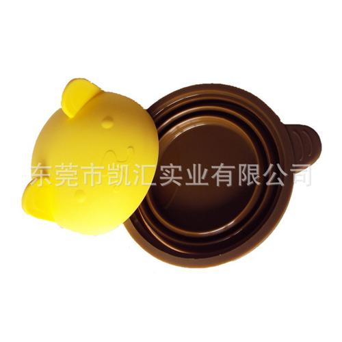 热卖新款食品级硅胶折叠碗 创意家居与便携日用的完美结合